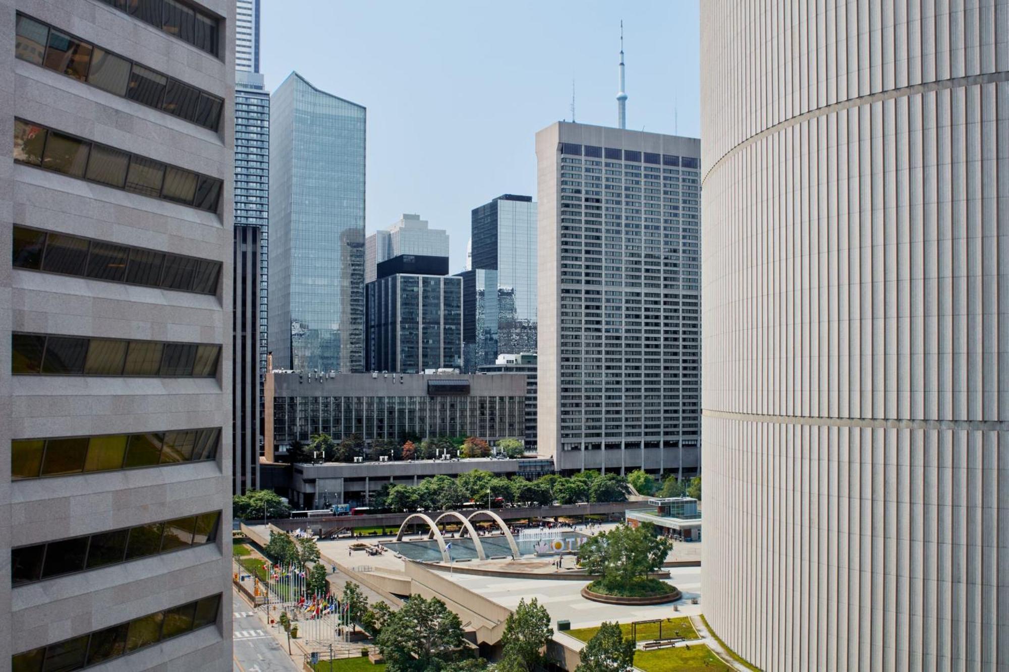 Отель Marriott Downtown At Cf Toronto Eaton Centre Экстерьер фото